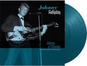 HALLYDAY,JOHNNY JOHNNY A L`OLYMPIA - AQUAMARINE VINYL (AQU) (COLV) VINYL LP NEW - Picture 1 of 1