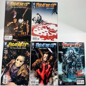 SET OF 5 FRIDAY THE 13TH BAD LAND #1-2 / VACATION #1-2 WILDSTORM 2007 NM/NM- - Picture 1 of 1