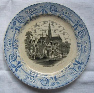 Assiette ! Hollande ! Vue de Harlem ! - Picture 1 of 1