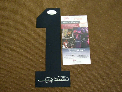 GARY SHEFFIELD 500 HR CLUB NY YANKEES SIGNED AUTO JERSEY UNIFORM NUMBER 1 JSA 4 - Image 1 of 3