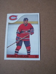 1985-86 Topps Hockey Chris Chelios Karte #51 NM+ - Bild 1 von 2