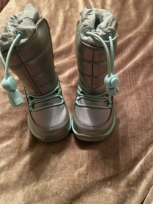 Lands' End радужный Flurry изолированный снег ботинки унисекс детей 6 М синий - Изображение 1 из 4