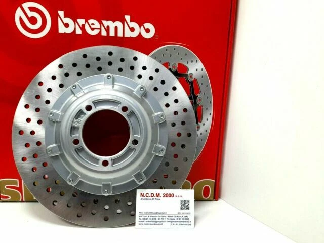 Brembo 68.B407.B1 Disco Freno Anteriore per BMW R100/7 1976-1977 - Argento
