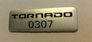 Genuine Ford BA BF Build Number Badge FPV F6 Tornado 0307 - Foto 1 di 1