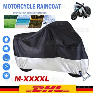 M L XL XXL XXXL Motorradgarage Motorrad Roller Abdeckung Abdeckplane Wasserdicht - Bild 1 von 46