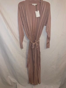 Barefoot Dreams Robe Luxe Milk Jersey Dusty Rose Soft /Comfort S/M - Picture 1 of 9