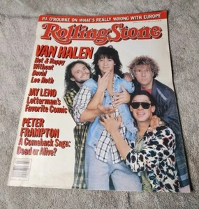 Rolling Stone Magazine July 3, 1986 Issue 477 VAN HALEN COVER 1986 - Picture 1 of 21