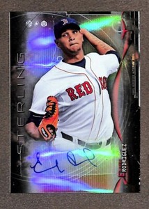 2014 Bowman Sterling Prospect Refractor #BSPA-ER Eduardo Rodriguez Auto /150