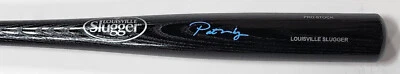 Brewers Manager PAT MURPHY Signed Louisville Slugger Black Bat AUTO - JSA - Image 1 of 2