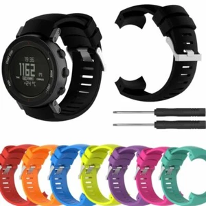 Silikon Ersatz Armband Uhrenarmbander für SUUNTO Core Alu Deep Black Digital Uhr - Bild 1 von 20