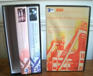 Collector - Coffret 3 VHS - L'Epopée du Charbon en Lorraine / Neuf - Introuvable - Photo 1/1