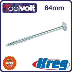 50 viti per fori tascabili Kreg SML-C250-50 testa rondella grossolana 64 mm 2-1/2" TOP UP PAC - Foto 1 di 2