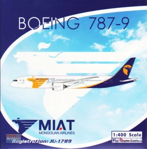 PHX11765 1:400 Phoenix Model Mongolian Airlines B787-9 Reg #JU-1789 - Picture 1 of 2
