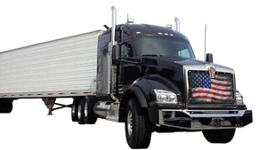 Kenworth T880 Inside Mount Premium Mesh 'Old Glory' bug screen - Picture 1 of 2