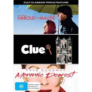 Harold and Maude / Mommie Dearest / Clue Cult Classics DVD : NEW - Picture 1 of 1