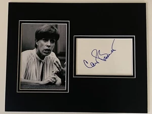 LEGENDARY ACTRESS CAROL BURNETT Signed Autographed Matted Photo w/cut 11"x14"  - Picture 1 of 2