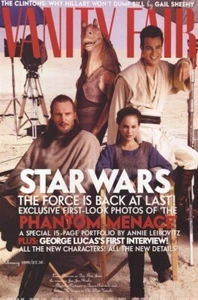 PÓSTER AMENAZA FANTASMA ~ REVISTA VANITY FAIR 24x36 Star Wars Película Episodio I 1 - Imagen 1 de 1