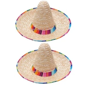 Mini Mexicans Sombrero Hat Straw Sombrero Hat Fiest Hat Sombrero Party Hat - Picture 1 of 9