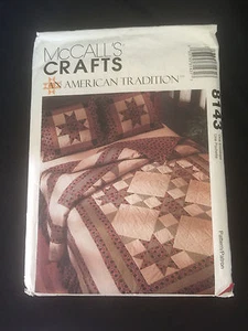 McCalls Crafts Pattern An American Tradition Quilt Pillow Cover Throw Pillow - Picture 1 of 2