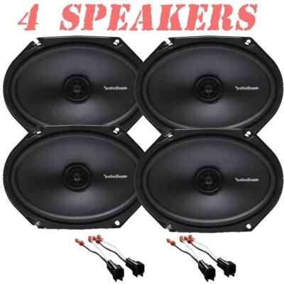 ROCKFORDFOSGATE Rockford Fosgate R168x2 Front/Rear 6x8" Door Speakers for 1999-2014 Ford F-150