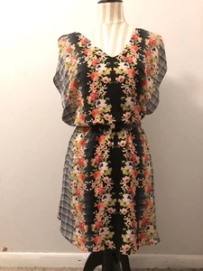 Candies Juniors Womens Size s small dress floral plaid - Picture 1 of 5