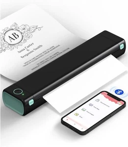 Phomemo M08F tragbare Drucker kabellos für unterwegs, kompatibel mit iOS, Android - Bild 1 von 10