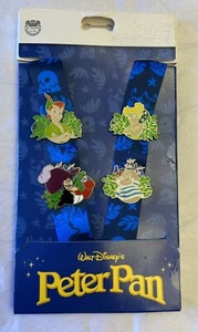 Disney Pin Trading Starter Set PETER PAN NEW 2021 Lanyard 4 pins - Foto 1 di 4