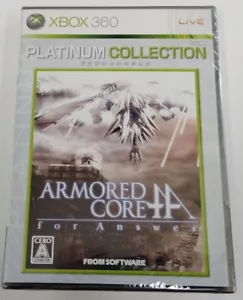XBOX360 Armored Core For Answer PLATINUM COLLECTION Factory sealed - Picture 1 of 4