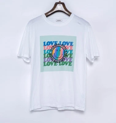 Camiseta para mujer Sandro Paris talla 2/M estampada SFPTS01254 Foto 1 de 4