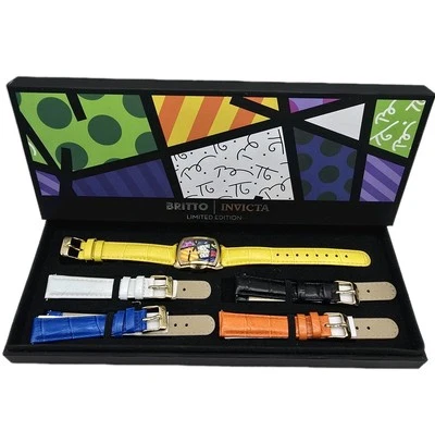 Invicta Lupah Britto Limited Edition 30mm Gold Watch w/Box, Bands & Battery - Image 1 of 4