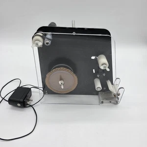 Working Label Rewinder Take-Up Machine 12V DC Motor Acrylic Frame for Thermal... - Picture 1 of 12