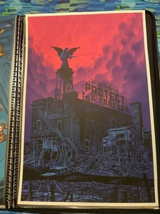 Daniel Danger 'We Can No Longer Protect You Forever V1 Siebdruck 24x36 neuwertig - Bild 1 von 5