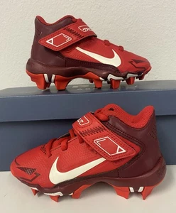 Botines Nike Force Trout 8 Pro niños jóvenes - talla 10C - rojo/blanco - CZ5910-616 - Imagen 1 de 18