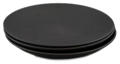 Pires Wedgwood basalto preto para xícara plana café chá Inglaterra MCM conjunto de 3 - Imagem 1 de 4