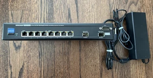 Linksys SRW2008P 8-port 10/100/1000 Gigabit Switch with WebView and PoE Used - Picture 1 of 8