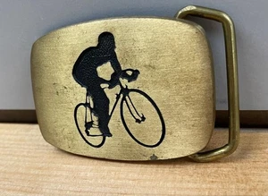 Massive Messing Rennrad Biker Gürtelschnalle - Bild 1 von 2