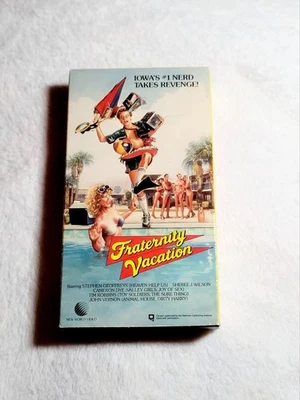 Fraternity Vacation VHS (Tim Robbins, Matt McCoy) New World Video 1985 - Image 1 of 3