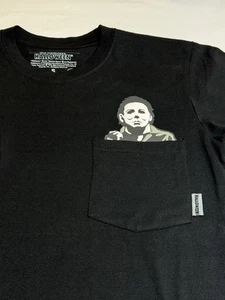 Halloween Michael Meyers Pulldown Tasche T-Shirt schwarz Small 1098 - Bild 1 von 5