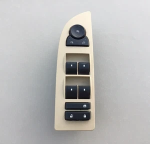 06-11 Buick Lucerne Driver Master Power Window Switch Tan 15921607 OEM - Picture 1 of 10