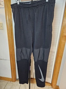 Pantalones deportivos Nike para hombre grandes negros Dri Fit ocio gimnasio correr baloncesto jogger - Imagen 1 de 6