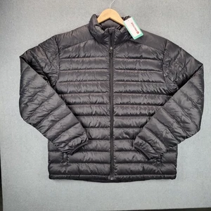 Marmot Mens Zeus 700 Down Puffer Jacket Size 2XL Black Quilted NWT - Picture 1 of 10