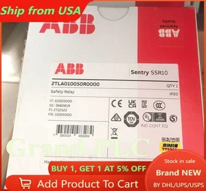 ABB 2TLA010050R0000 sentry SSR10 safety relay 24vdc new in box US Free TAX - Picture 1 of 9