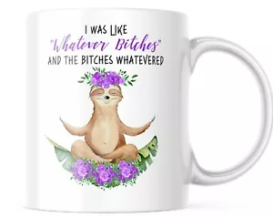 Funny Coffee Mug | Sloth Coffee Cup Cute Fun | 11 oz. Mugs | CM461 - Picture 1 of 2