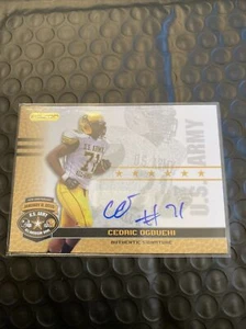 2010 Razor Army All-American Bowl Autographs #CO1 Cedric Ogbuehi Browns - Picture 1 of 1