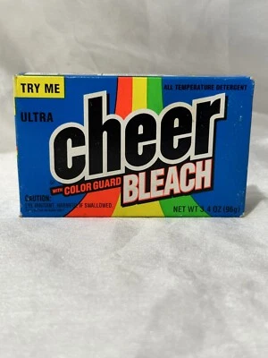 Vintage 1993 Ultra Cheer Bleach with Color Guard Sample Size NEW 3.4 Oz - Image 1 of 4
