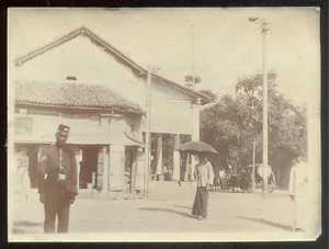 CEYLAN (Sri Lanka) police de COLOMBO, Vintage citrate print c.1900 - 9 x12 cm - Bild 1 von 1