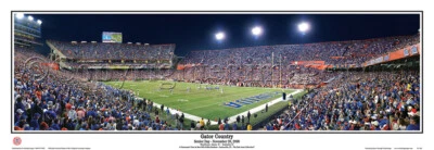 Póster panorámico 5035 2009 NCAA Florida Gators at The Swamp Gator Country Foto 1 de 4