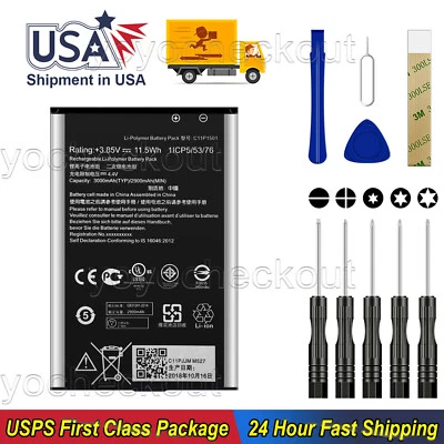 For ASUS ZE601KL ZE551KL ZD551KL Replacement Battery C11P1501 3000mAh - Image 1 of 4