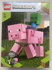 Lego Minecraft 21157 Bigfig Pig With Baby Zombie New Unopened