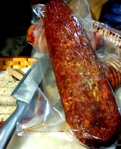 1 KG SCHIACCIATA ARTIGIANALE CASERECCIA CALABRIA OFFERTA ARTIGIANO SALAME TIPICO - Foto 1 di 1